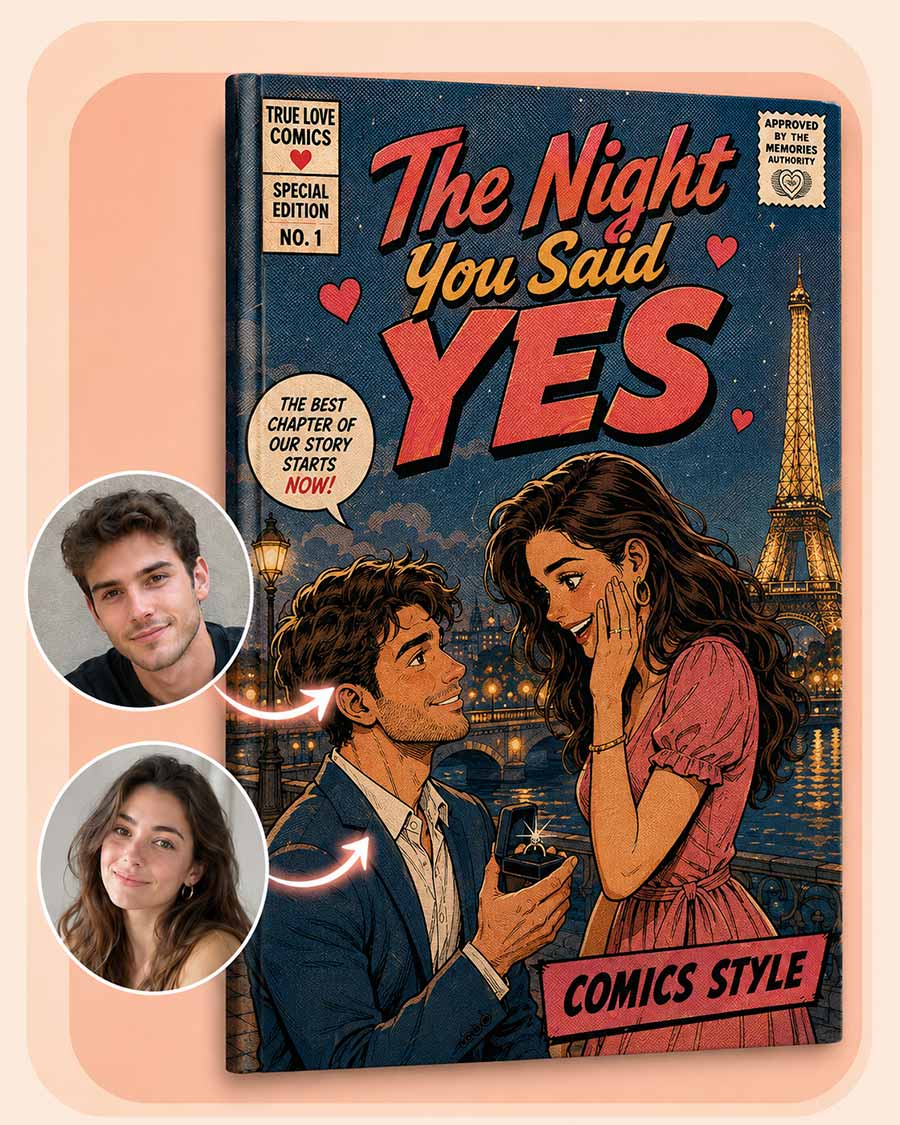 Heartline Comics style example